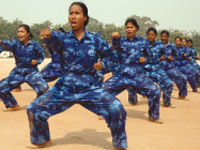 Women trainees: Rapid Action Force